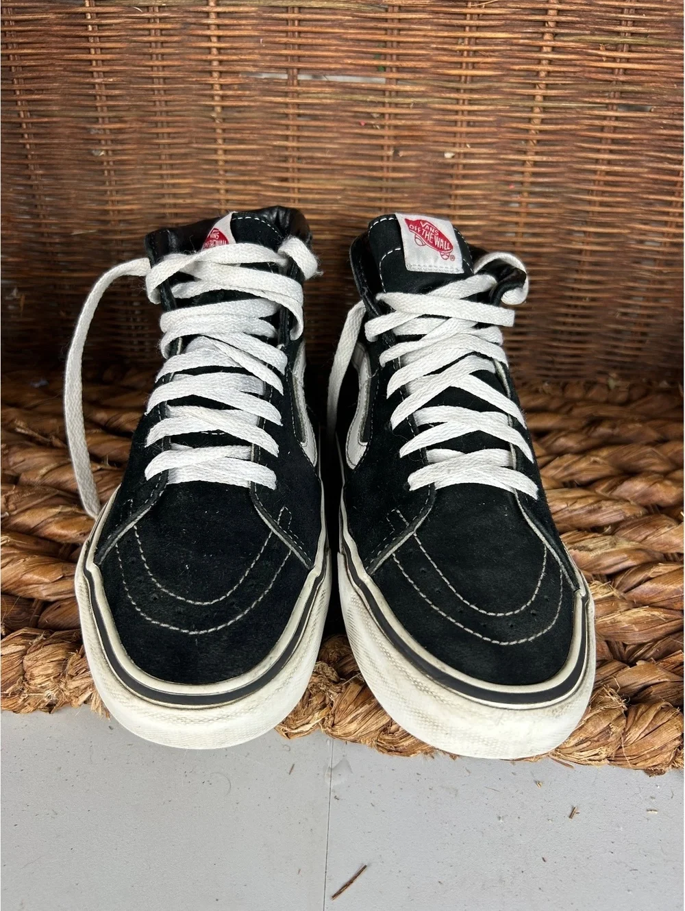 Vans Sk8-Hi black high top sneakers